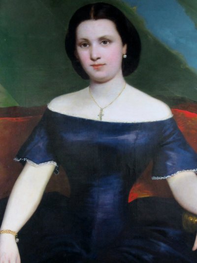 Doña Mercedes Álvarez by Raymond Auguste Quinsac Monvoisin